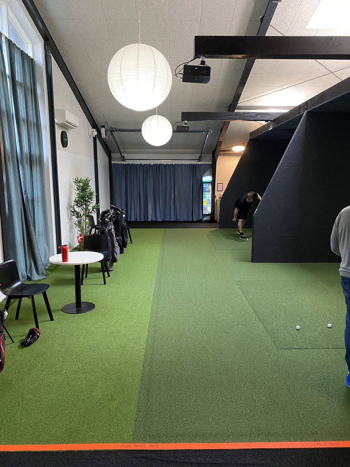 Svendborg Golfklub simulator — overview